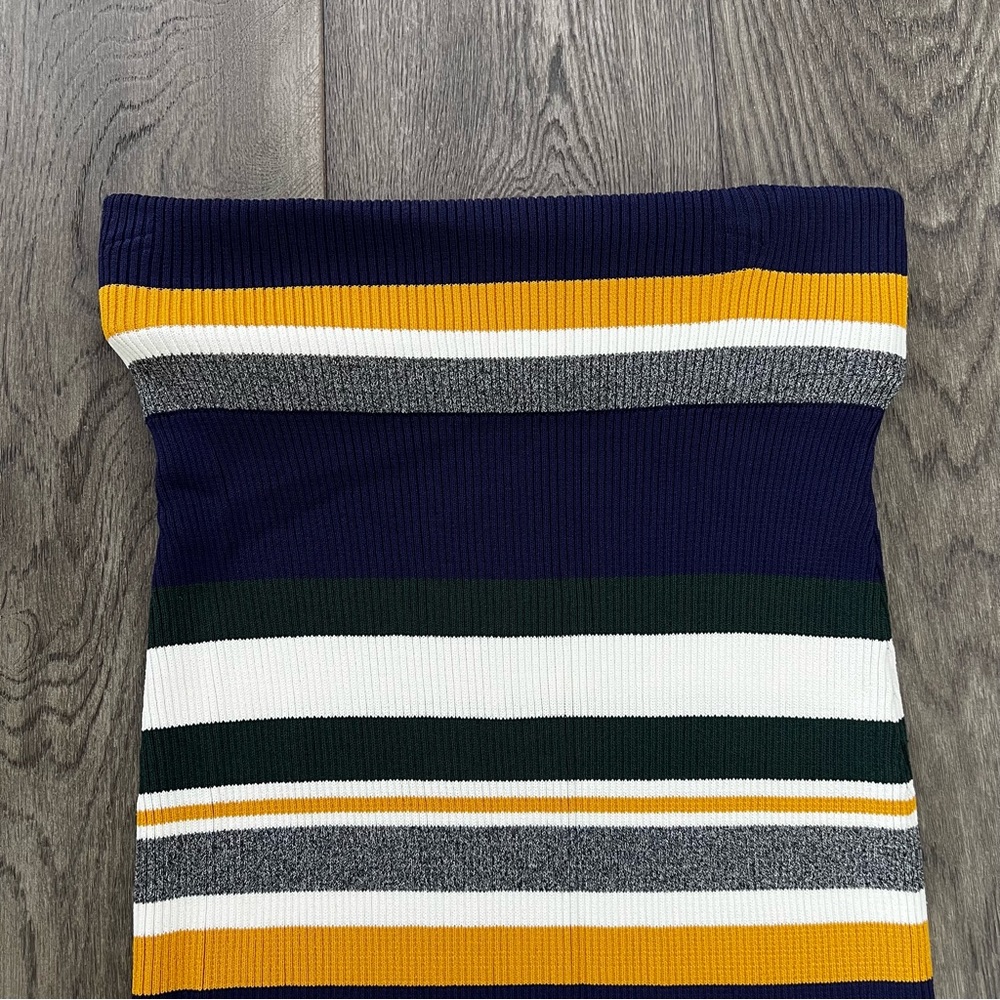 ANTHROPOLOGIE Callahan Greenwich Striped Knit Sweater Skirt Size M - Picture 5 of 12